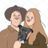 draw your face into something ugly and funny