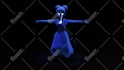 create a 3d character for game or animation