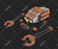 3d model the robot and mecha