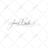 design signature, handwritten, scripted, photography logo