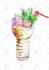 do stylish cocktail and drink illustrations