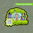 make sticker design with qr code integrated