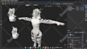 retexture and setup vrchat furry avatars for  PC and quest