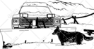 create detailed vector art black and white your pictures