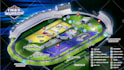 design a isometric 3d event map or illustrated maps