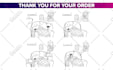 create a funny and colorful comic strip from your idea