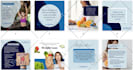 design editable and custom canva templates for your instagram social media