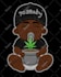 create sticker and label cannabis, weed, psychedelic art