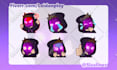 draw awesome chibi emotes or badges for your twitch, discord