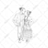 draw black and white illustrations