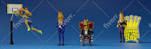 create 3d game character with rig, animation and assets