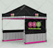 design custom canopy tent backdrop and feather flag
