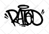 do cool handrawn graffiti tagging for your logo or merch