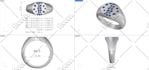 create jewelry cad design for 3d printing and rendering