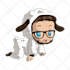 illustrate you as an anime chibi style