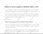 be your blockchain and crypto content writer