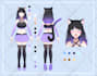 draw character sheet in anime style