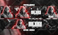 design a professional youtube banner, twitch banner and logo
