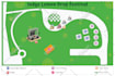 design festival maps, vector map illustrations, event maps