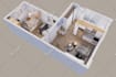create 2d to 3d floor plan architectural 3d interior rendering