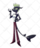 your oc or favorite character from hazbin hotel and helluva boss