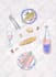 create unique watercolor hand drawn icons and illustrations