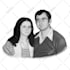 draw a custom digital charcoal pencil portrait