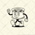 do vintage mascot illustration
