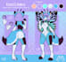 create a reference sheet for your furry character