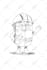 design stylized cute cartoon 3d characters illustration