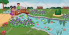 draw children story book illustration