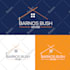 design modern house handyman construction renovation property branding kit logo