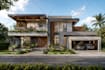 do interior and exterior design with 3d render of house, commercial building