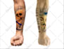 create a professional custom tattoo design