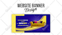 design website banners, cover banners, hero images