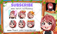 create custom cute chibi emotes for twitch, and discord