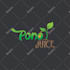design elegant juice bar and beech cafe logo design