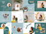 create custom and editable instagram templates for you