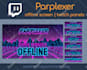 draw awesome custom panels for kick or twitch