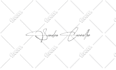 create handwriting, signature, cursive logo