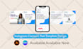 design attractive instagram carousel post template
