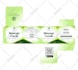 create cosmetic and skincare label and package design with mockup
