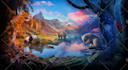 paint stunning landscape illustrations