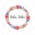 make you a flower ornamented logo