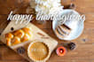 put your logo icon on a pie for thanksgiving