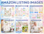 design amazon listing images, product infographics, image editing
