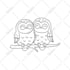 draw animals cartoon illustration