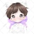 draw a cute half body anime for you in 24 hours