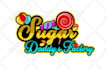 create candy, lollipop, chocolate, ice cream, bakery logo