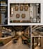 do retail store cafe shop restaurants interior design 3d rendering